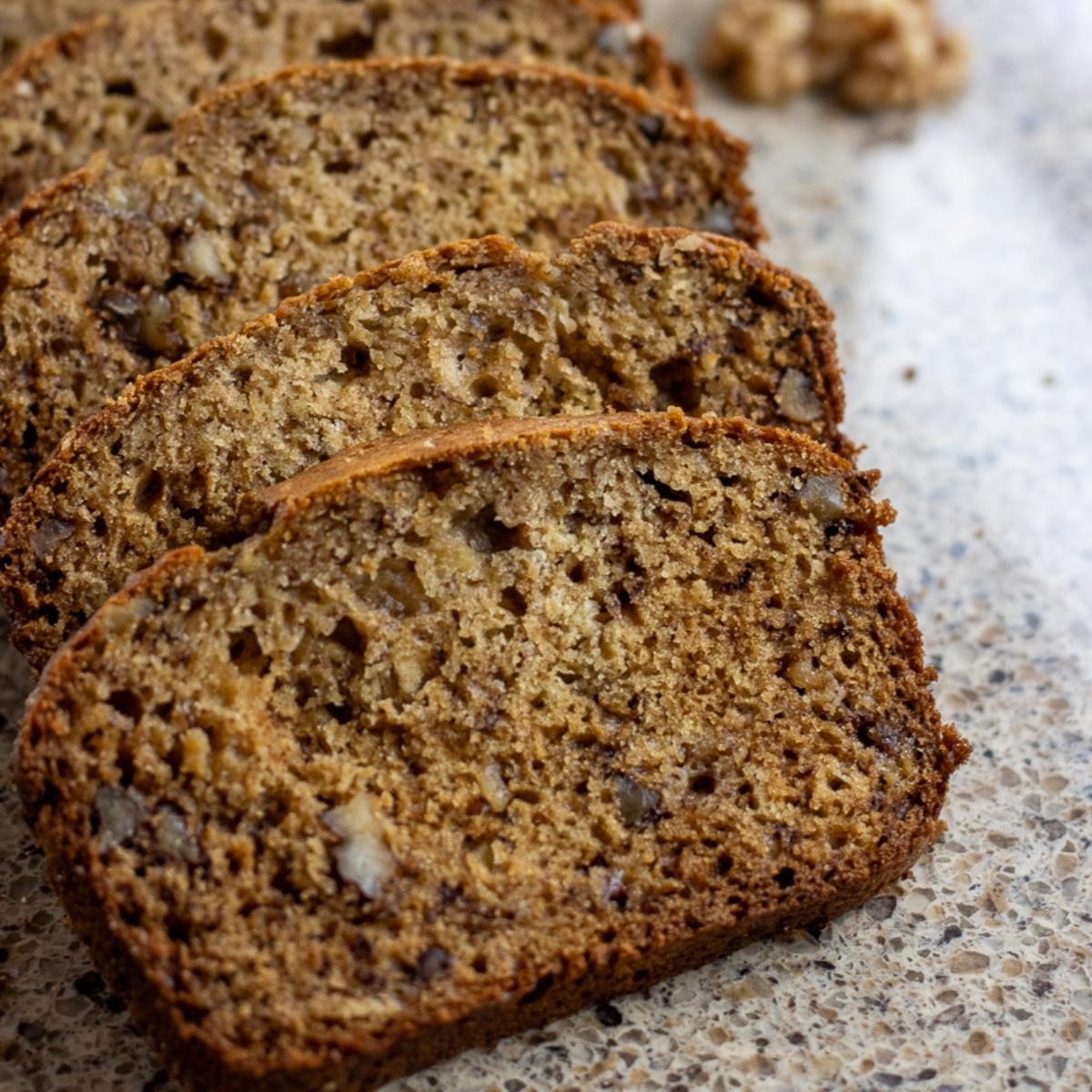 Perfect 1-Bowl Sourdough Banana Nut Bread (Video Recipe)
